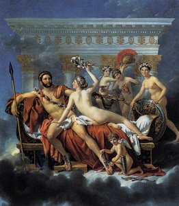 Mars désarmé par Vénus et les Trois Grâces